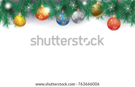 Happy New Year Merry Christmas Greeting Stock Vector 531116830 ...