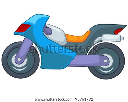 Cartoon Motorcycle Stock Images, Royalty-Free Images & Vectors