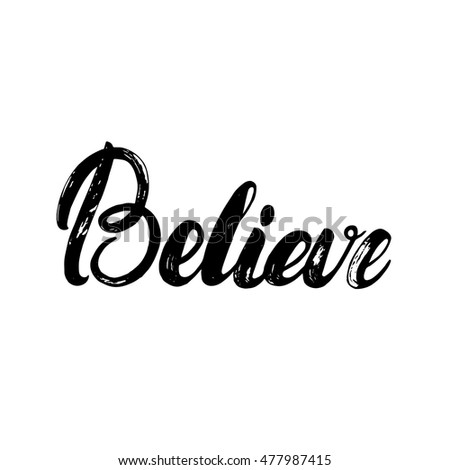 Believe In Cursive Font