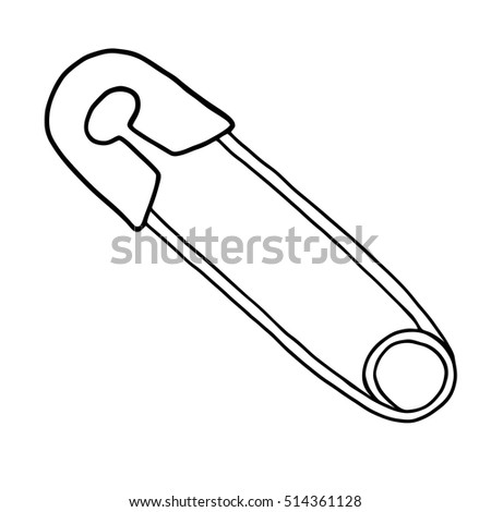 Safety Pin Page Coloring Pages