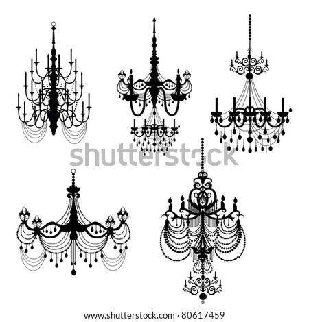 Chandelier Clip Arts Stock Illustration 80617459 Chandelier Clip Arts Stock Illustration 80617459