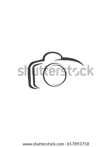 Simple Camera Logo Vector Stock Vector 657893758 - Shutterstock