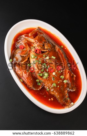 Braised fish