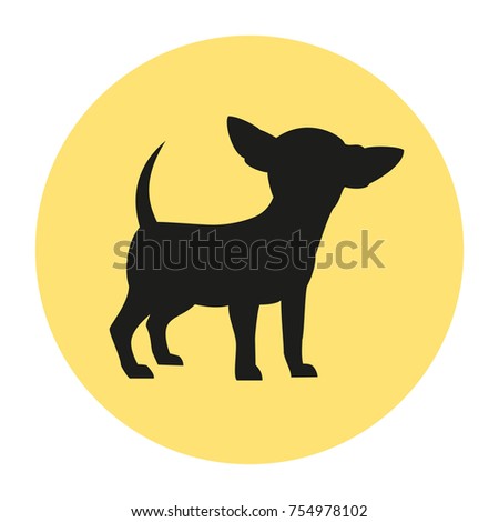 Chihuahua Silhouette Stock Images, Royalty-Free Images & Vectors