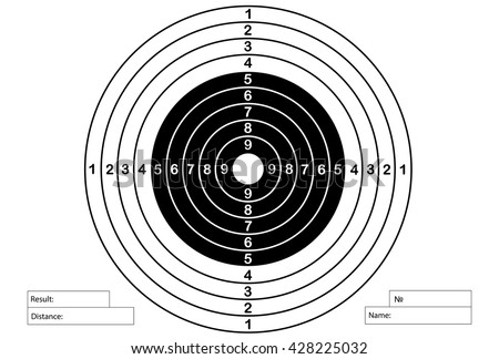 Shooting Blanks Gun Stock Billeder Royaltyfri Billeder Og Vektorer Shutterstock Shooting Target Template