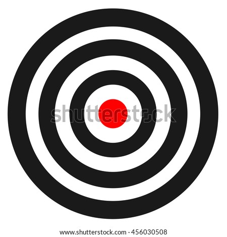 Blank Template Sport Target Vector Shooting Stock Vector 456030508 Shutterstock Shooting Target Template