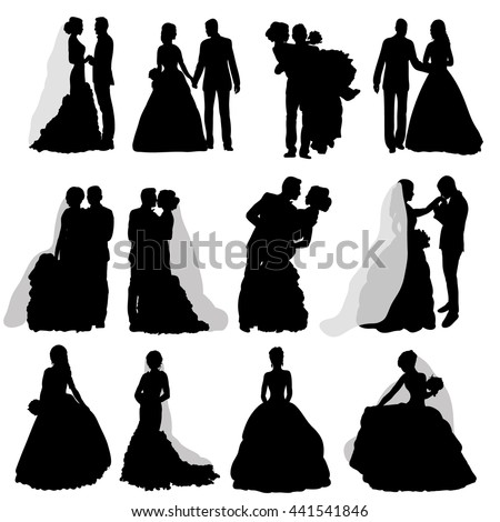 Wedding Man And Woman Silhouette Dancing 58