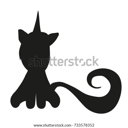 Free Free 309 Baby Unicorn Silhouette Svg SVG PNG EPS DXF File