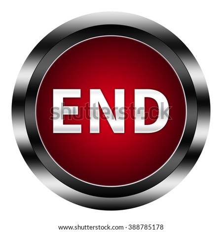 End Button Isolated Stock Illustration 388785178 - Shutterstock