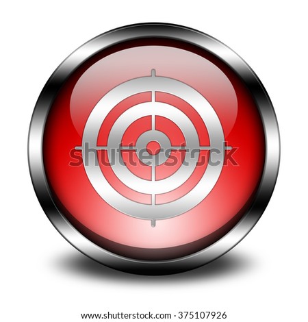 Red White Black Bullseye Target Crosshair Stock Vector 12045016 ...