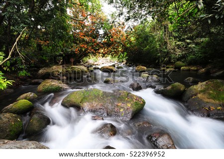 Pristine and majestic Mooc waterfall, located in the World Heritage Site in Quang Binh (490km from Hanoi), it's one of the tourist spots to help ease the heat of summer