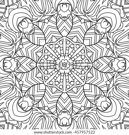 abstract black and white coloring pages - photo #20