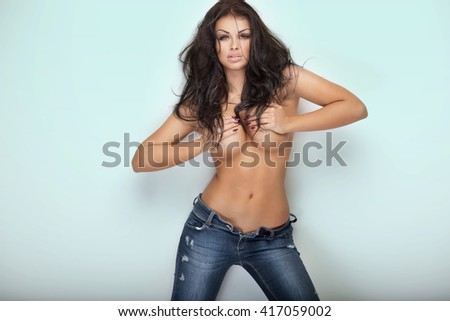 Southwest Asian Countries Beautiful Brunette Woman