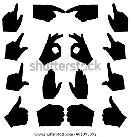 Sign Language Alphabet Stock Vector 25343458 - Shutterstock