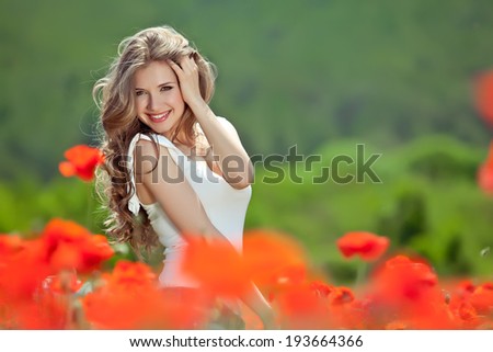 Beautiful Woman Smiling Stock Photo 232683241 - Shutterstock
