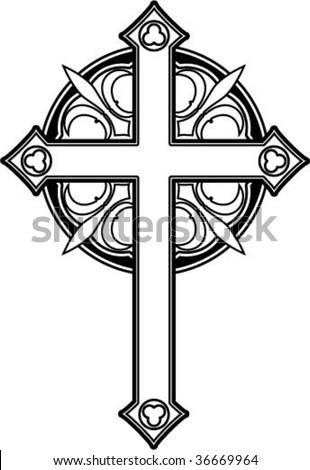 Cross Ornate Stock Photos, Cross Ornate Stock Photography, Cross Ornate ...