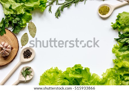 Table Top View spices wooden bowl white background top stock photo 541472572 Table Top View spices wooden bowl white background top stock photo 541472572
