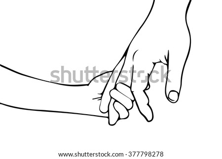 Download Hand Child Father Parent Vector Illustration Stock Vector ...