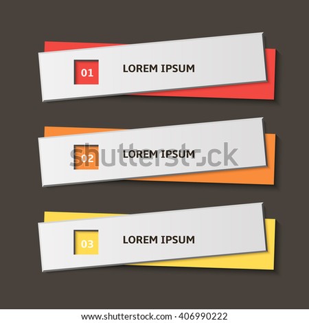 Vector Origami Paper Shape Banner Design Stock Vector 523219027 ...