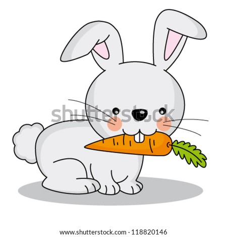 Rabbit Eating Carrot Stock Images, Royalty-Free Images & Vectors