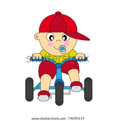 Stock Images similar to ID 9270769 - cartoon tricycle