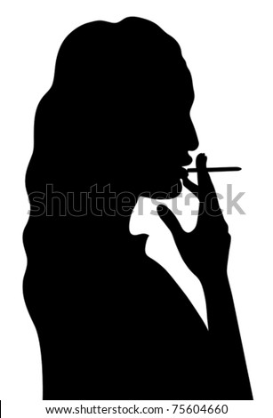 Woman Smoking Stock Vectors & Vector Clip Art | Shutterstock