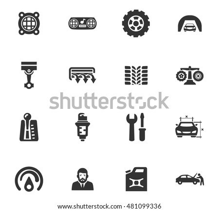 Car Repair Engine Vector Stock Vector 330843875 - Shutterstock