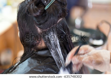 Barber Supplies Applying Color Cream Hair Stock Photo (Royalty Free ... Barber Supplies Applying Color Cream Hair Stock Photo (Royalty Free ...