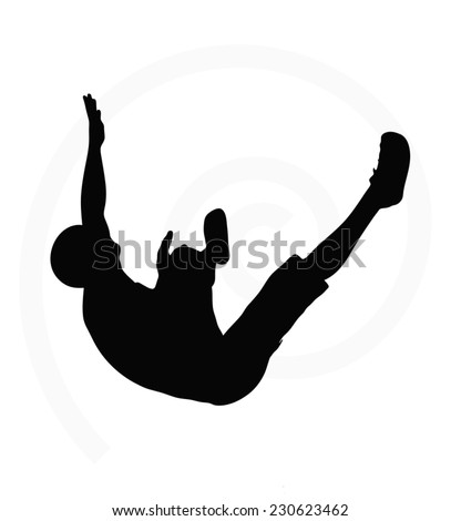 Man Falling Silhouette Stock Photos, Images, & Pictures | Shutterstock