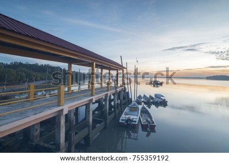 Black White Picture Old Bridge Sea Stock Photo 81779095 