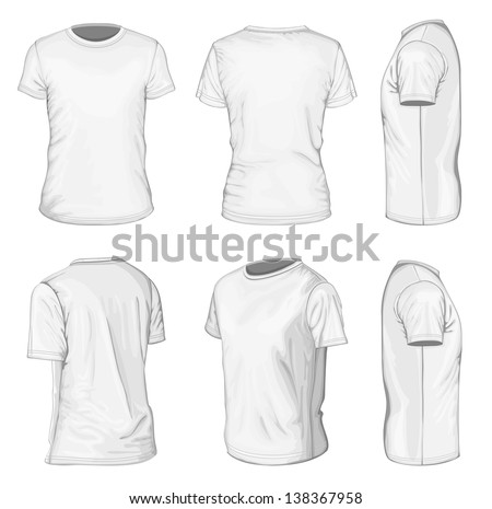 plain white t shirt design