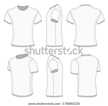 Download All Six Views Mens White Short Stock Vector 178880228 ...