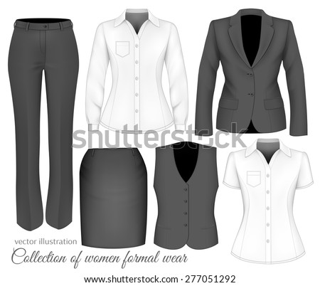 formal shirt vector