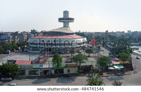 HAI DUONG, Vietnam, September 18, 2016 buildings, sports centers, the city of Hai Duong, Vietnam