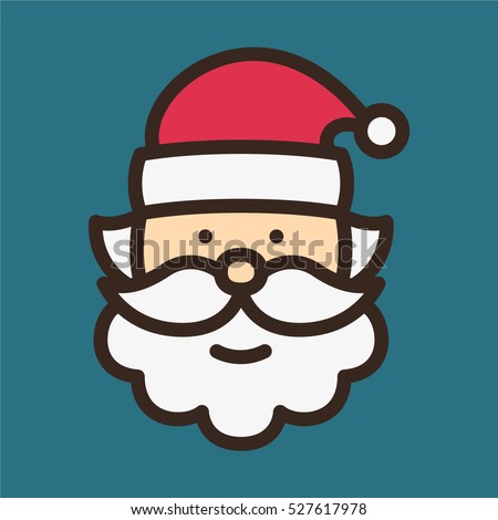 santa claus minimal color flat line stock vector 2018 527617978 shutterstock - Pictures Of Santa Claus To Color santa claus minimal color flat line stock vector 2018 527617978 shutterstock - Pictures Of Santa Claus To Color