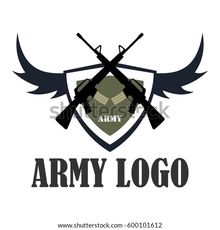 Army Logo Stock Vector 600101612 - Shutterstock