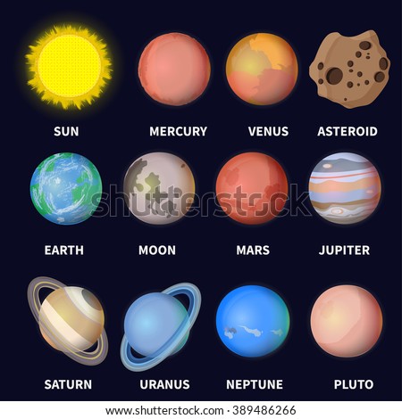 Rendered Image Planets Some Moons Our Stock Illustration 163792934 ...