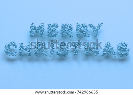 merry christmas words blue balls on stock illustration 742986655 blue christmas words