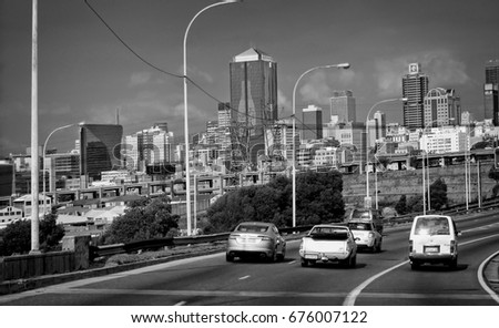 Johannesburg cityscape panoramic skyline city business district black and white photography modern Johannesburg cityscape panoramic skyline city business district black and white photography modern