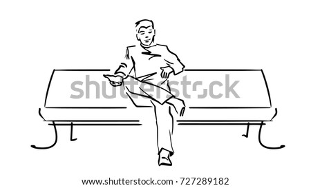 Cartoon Vector Stick Man Drawing Man Stock Vector 673628605 - Shutterstock