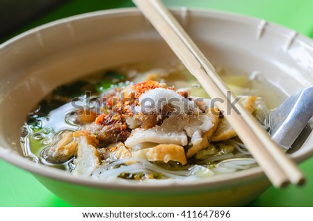 Thai noodle.