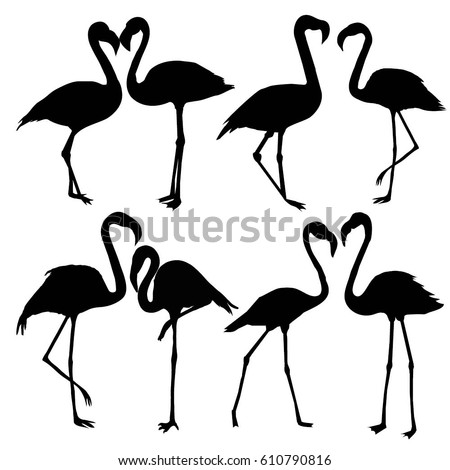 Flamingo Silhouette Stock Images, Royalty-Free Images & Vectors ...
