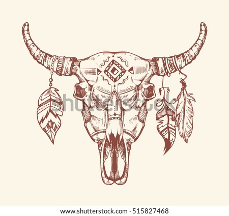 Free Free 89 Aztec Cow Skull Svg Free SVG PNG EPS DXF File