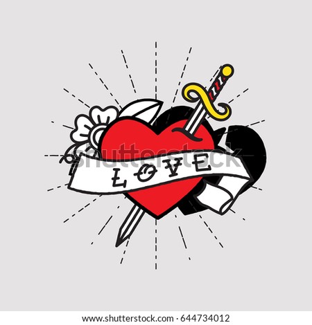 heart tattoo stock images royalty free images u0026 vectors heart tattoo stock images royalty free images u0026 vectors