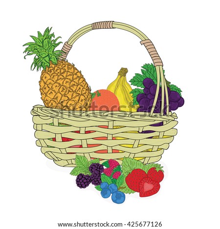 Fruit Basket Stock Images, Royalty-Free Images & Vectors | Shutterstock