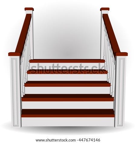 Handrail Design Icon View | stair railing stock images royalty free images vectors Handrail Design Icon View | stair railing stock images royalty free images vectors