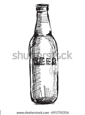  Beer Bottle Sketch Stock Images Royalty-Free Images Vectors 