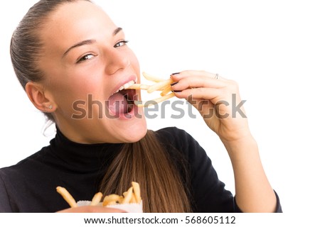 Girl Eating Stock Images, Royalty-Free Images & Vectors ...