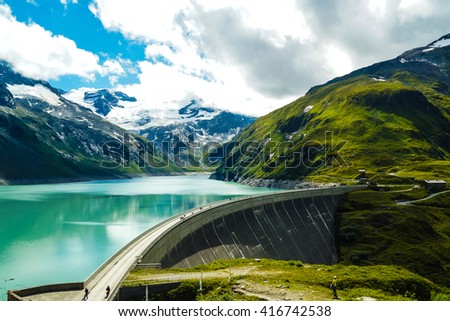 Kaprun Dam Stock Photo (Edit Now) 416742538 - Shutterstock