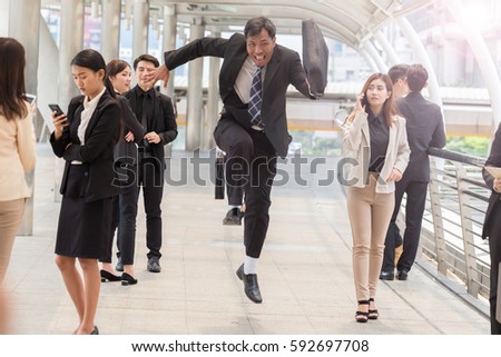 Business Man Running Work Morning Stock Photo (Royalty Free - 450x320 - jpeg People Running From Work